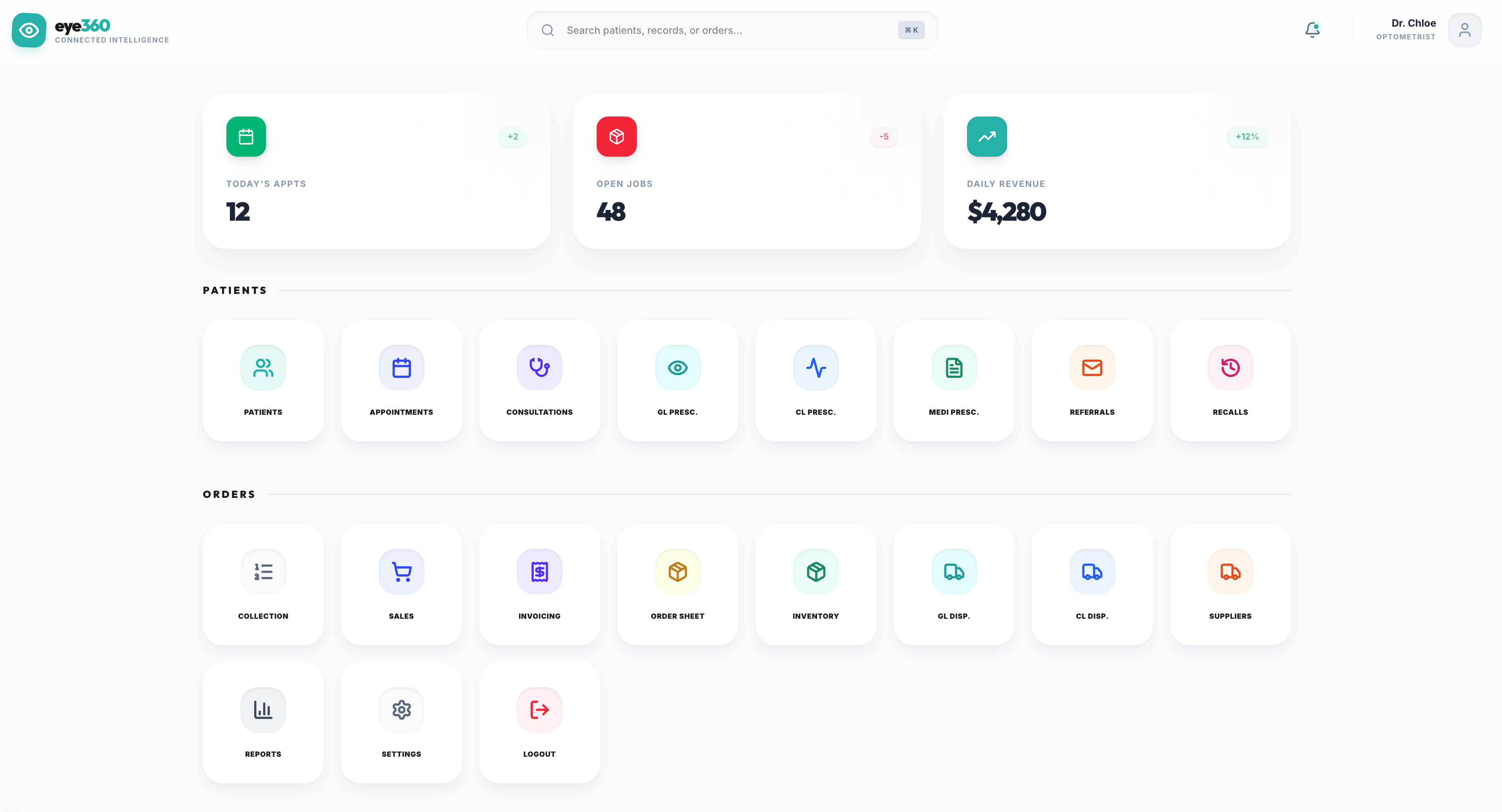 Practice Dashboard